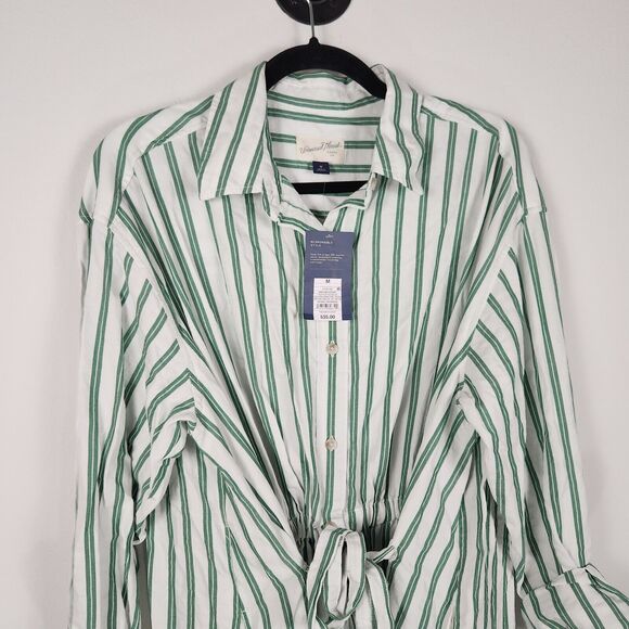 Universal Thread Green and White Striped Maxi Dress - Picture 2 of 10